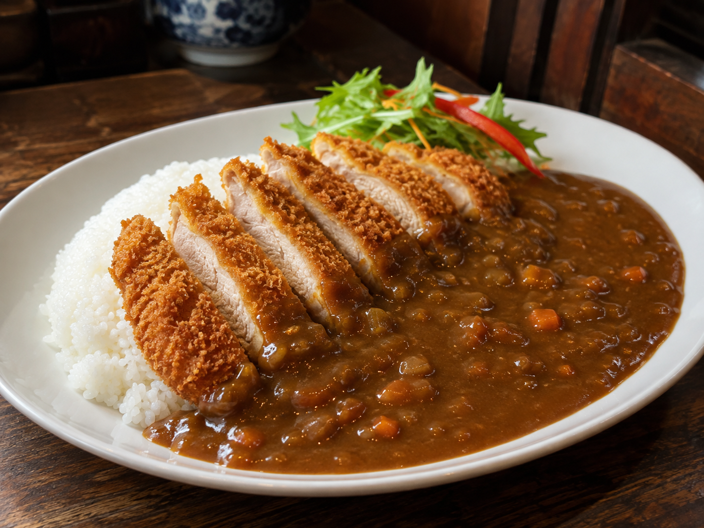 Japanisches Hähnchen-Katsu-Curry